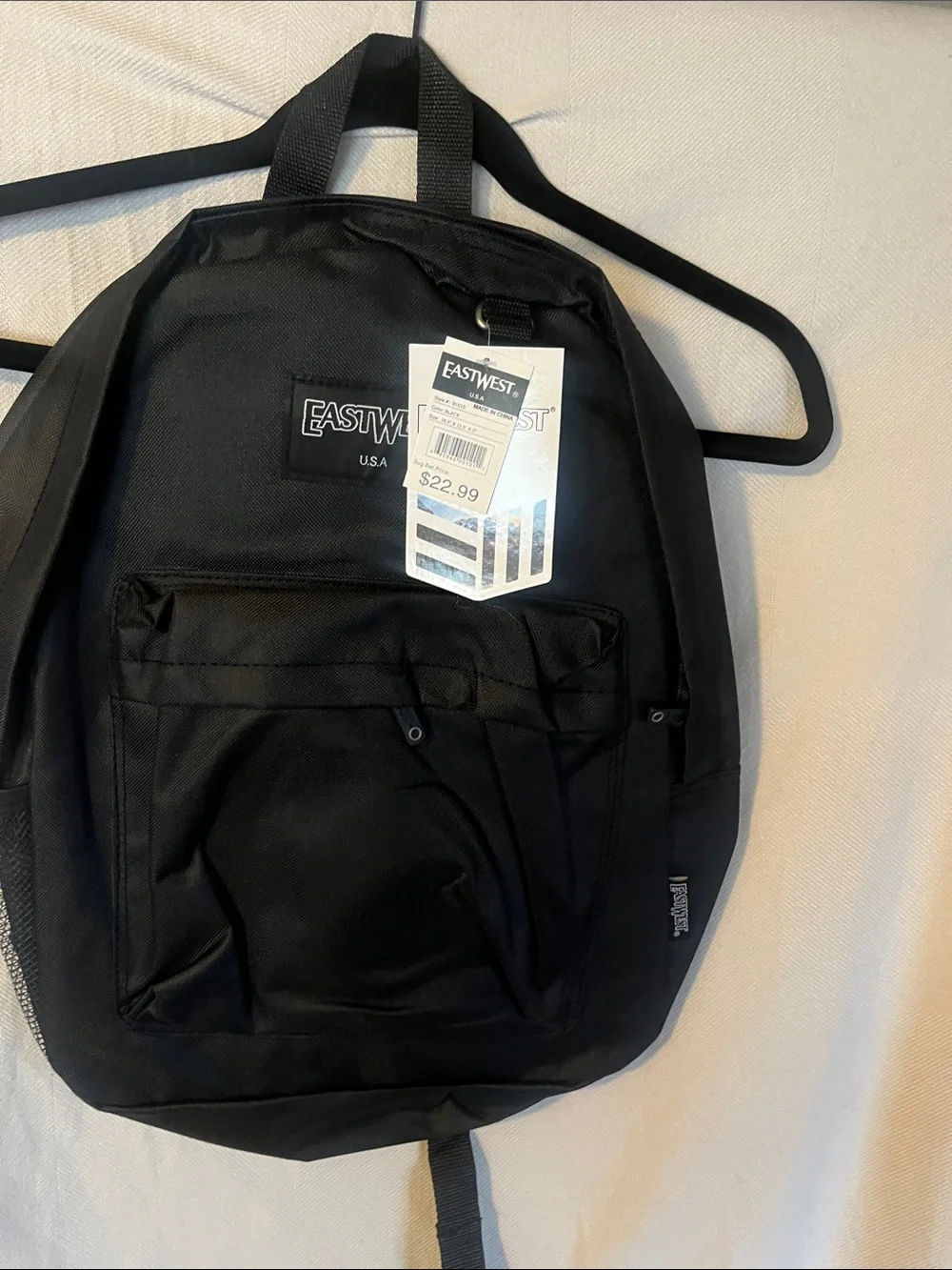 EastWest Black Everyday Backpack